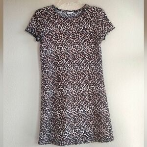 American Eagle size small mini dress Cheetah/leopard T-shirt style